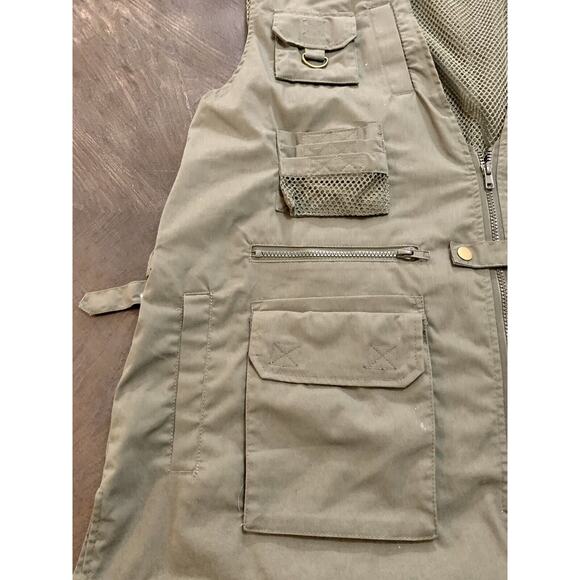 Rothco Tactical Vest Thick Heavy Duty Brown Tan shooting Combat Tested Size XL - Picture 5 of 15
